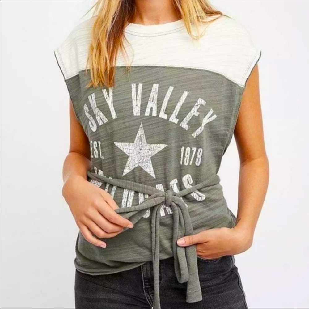 Free People Sky Valley Wildcats Jersey Tee